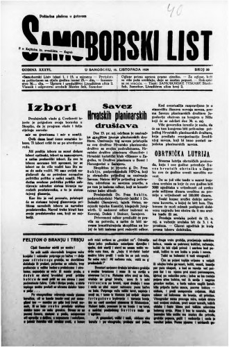 Samoborski list 1939/20