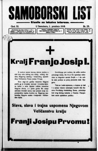 Samoborski list 1916/23