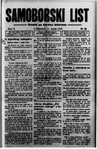 Samoborski list 1915/27
