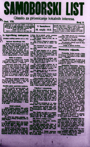 Samoborski list 1913/11
