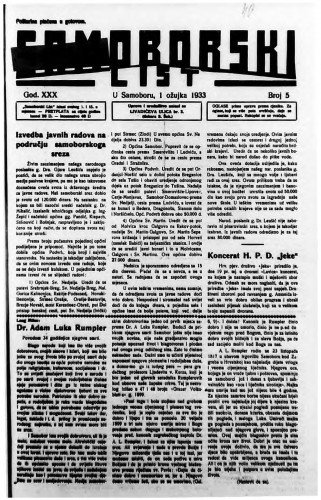 Samoborski list 1933/5