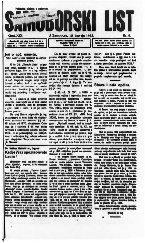 Samoborski list 1922/8