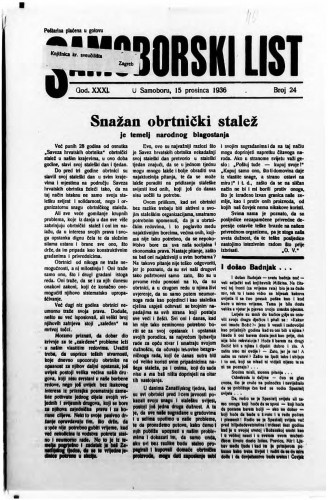 Samoborski list 1936/24