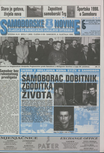 Samoborske novine 1999