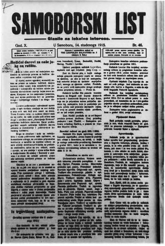 Samoborski list 1915/45