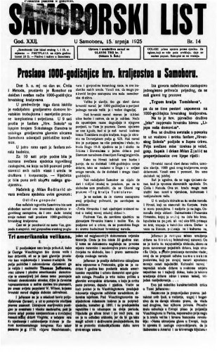 Samoborski list 1925/14