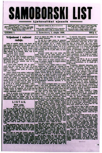 Samoborski list 1906/5