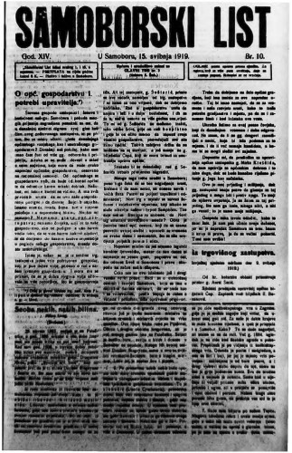 Samoborski list 1919/10