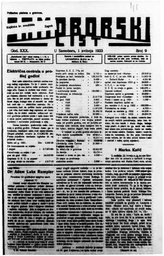 Samoborski list 1933/9
