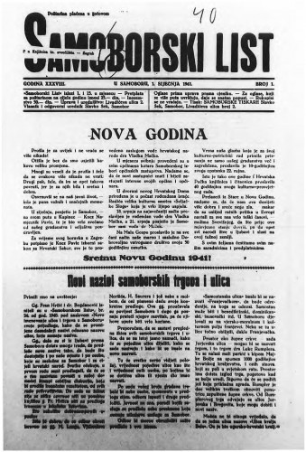 Samoborski list 1941/1