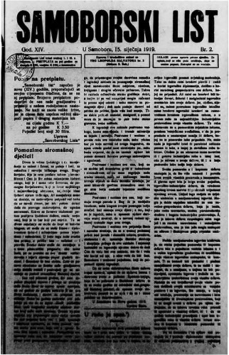 Samoborski list 1919/2