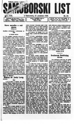 Samoborski list 1924/24