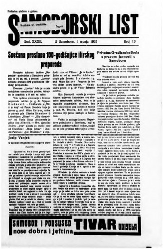 Samoborski list 1935/13