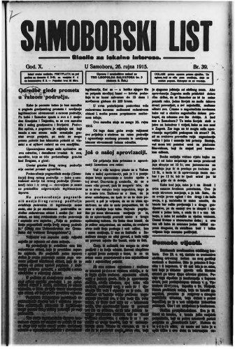 Samoborski list 1915/38