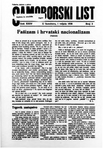 Samoborski list 1938/3