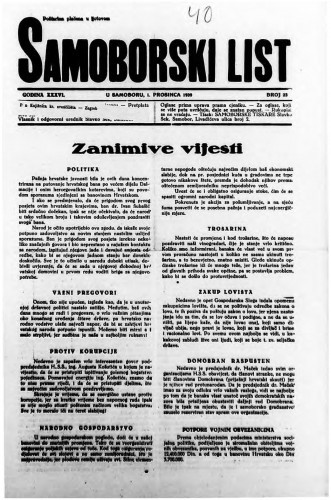 Samoborski list 1939/23