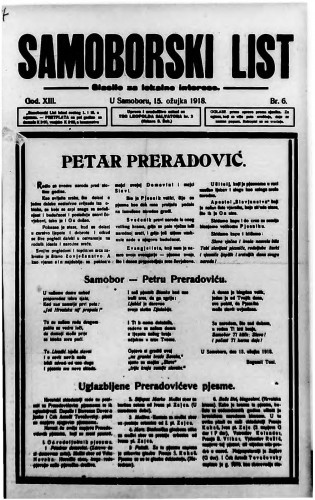 Samoborski list 1918/6