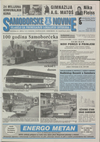 Samoborske novine 2001