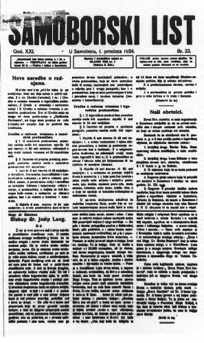 Samoborski list 1924/22