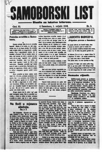 Samoborski list 1916/3