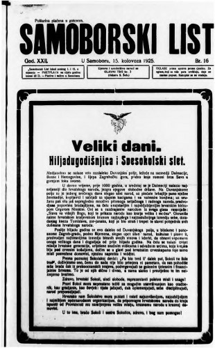 Samoborski list 1925/16