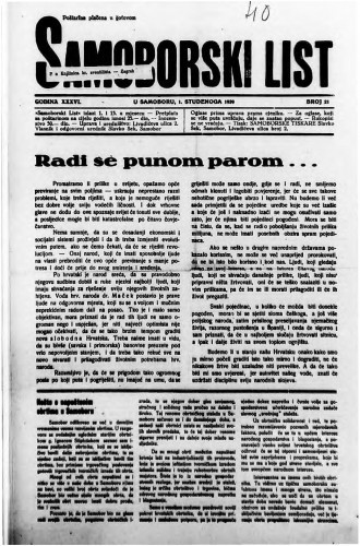 Samoborski list 1939/21