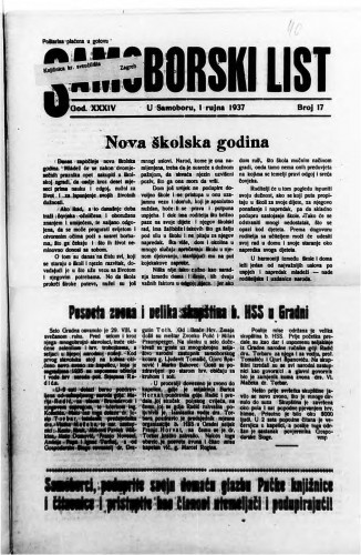 Samoborski list 1937/16