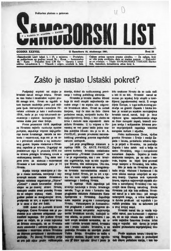 Samoborski list 1941/22