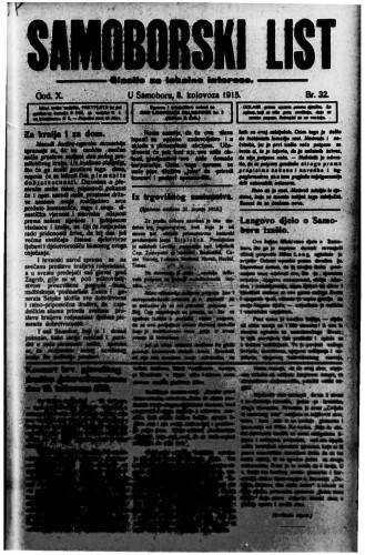 Samoborski list 1915/31