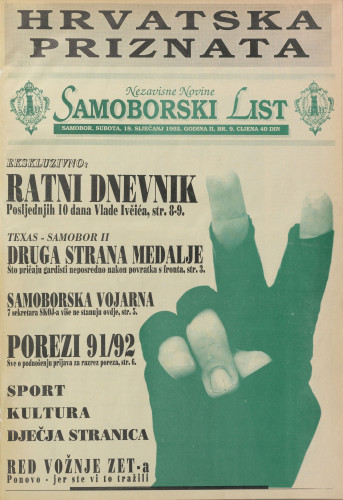 Samoborski list 1992