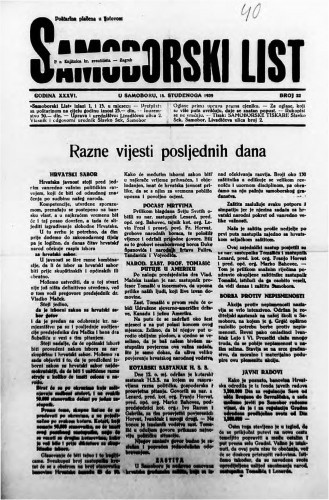 Samoborski list 1939/22