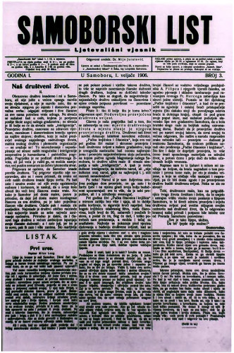 Samoborski list 1906/3